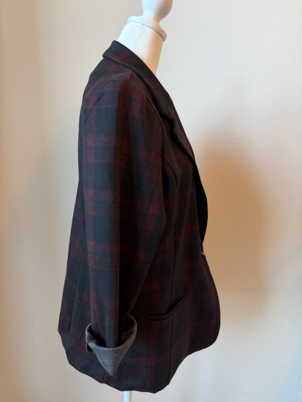 Liverpool Black and Red Plaid Blazer - Picture 2 of 7